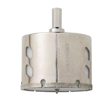 DEXTER - Hard Ceramic Diamond Hole Saw 6 Hex Shank