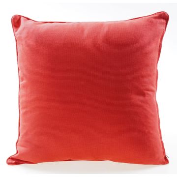 Indian cord scatter cushion red 50x50cm