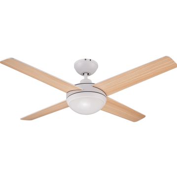 Inspire Aveiro Ceiling fan with Integrated LED 2200LM  CCT Dimmable white 122cm
