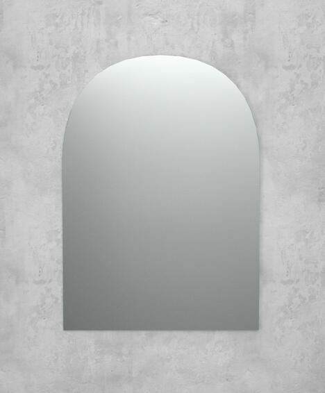 Frameless Arch Mirror W50cmxD0.4cmxH70cm