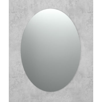 Frameless Oval Mirror W50cmxD0.4cmxH70cm