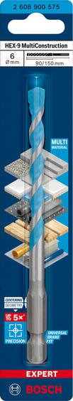 HEX-9 Multi Construction 6 x 90 x 150 mm