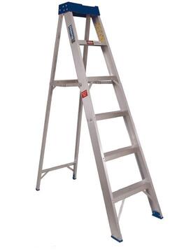 RISE 6 STEP ALUMIN LADDER SS 180CM 150KG