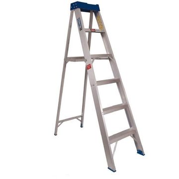 RISE 6 STEP ALUMIN LADDER SS 180CM 150KG