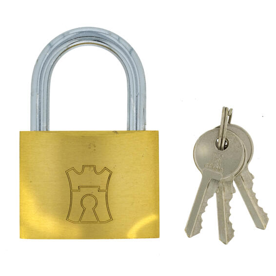FORT KNOX ECONO BRASS PADLOCK 60MM