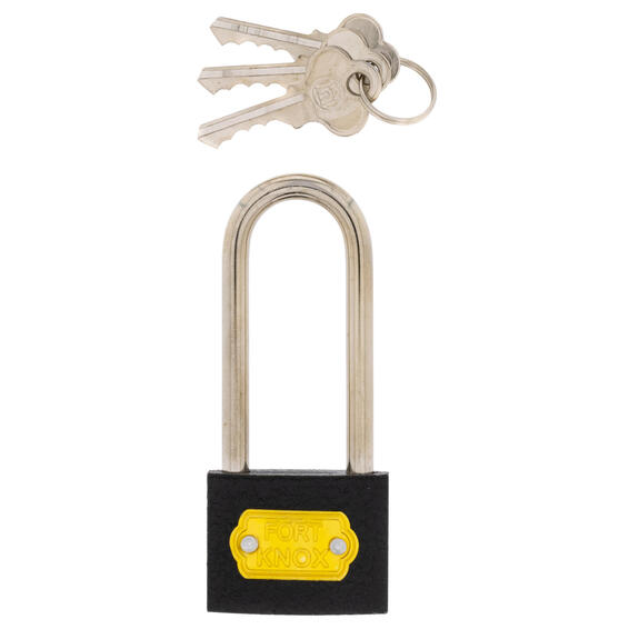 Fort Knox Iron Padlock Long Shackle 38mm