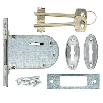 Fort Knox Round Body Gate Lock 