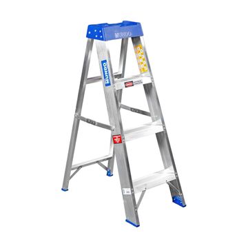 RISE 4 STEP ALUMIN LADDER SS 120CM 150KG