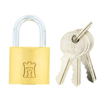 Fort Knox Econo Brass Padlock 30mm