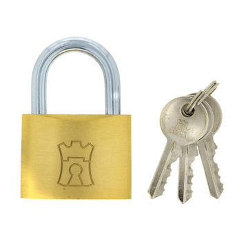 Fort Knox Econo Brass Padlock 50mm