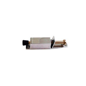 Door stop foot operated chrome plated