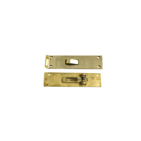 Door stop floor mounted brass plated