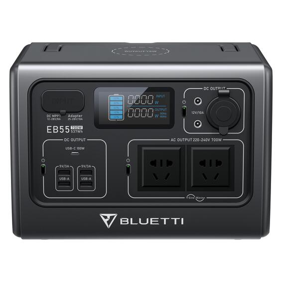 Bluetti EB55 Portable Power Station 700W 537Wh