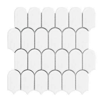 Artens Mosaic Seashell 30X30 White Mat
