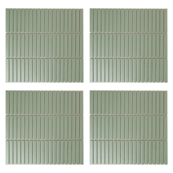 Artens Mosaic Citia Green Botanic L30cm x W30cm (per sheet) 