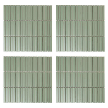 Artens Mosaic Citia Green Botanic L30cm x W30cm (per sheet) 