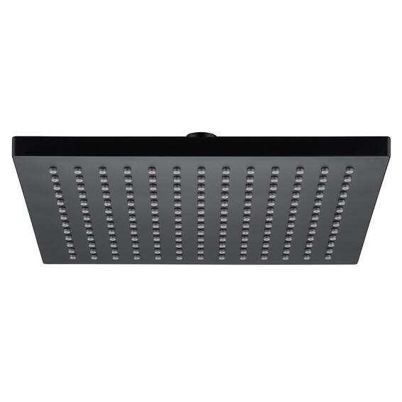Sensea lana square shower head matt black 25cm
