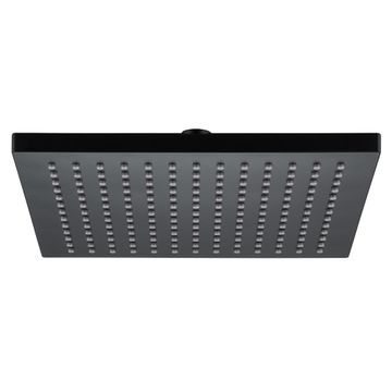 Sensea lana square shower head matt black 25cm