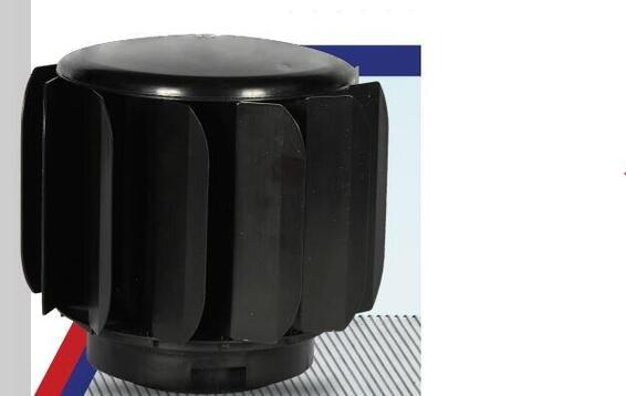 Sani Vent (150mm / 110mm) - Black - Toilet Vent