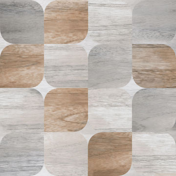 Floor Tile Ceramic Cedar Mix L49cm x W49cm (1.46m2/box)