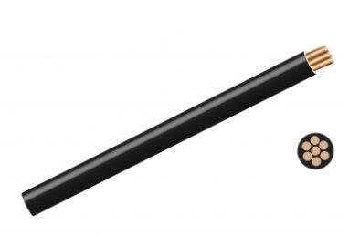 Black GP Wire 10mm² (50m) Electrical Cable