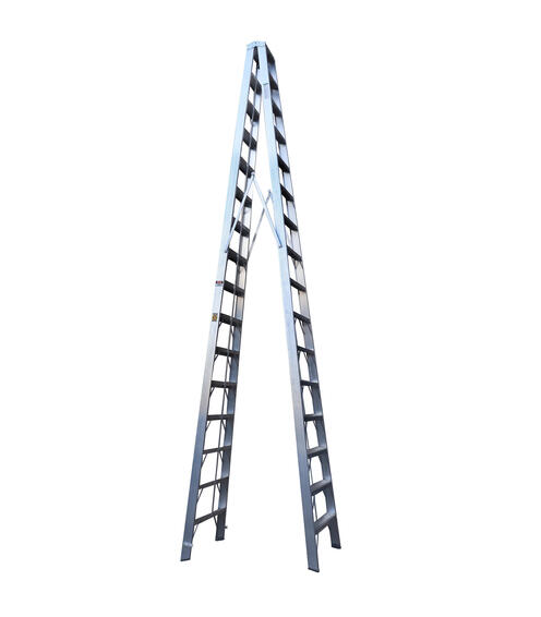 Ladder Aluminium 16 Step Heavy Duty Double Sided A-Frame 