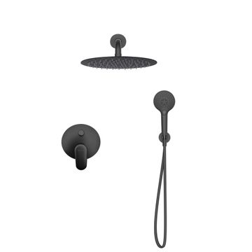 SENSEA ICONE IN WALL SHOWER KIT RND CHR