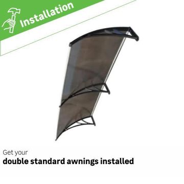 Double awning