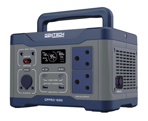 Gentech Pro Series Portable Power Station PRO 1600i 800W