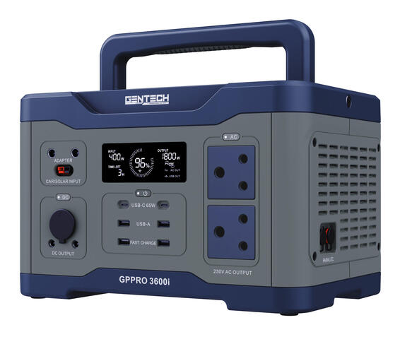Gentech Pro Series Portable Power Station PRO 3600i 1800W
