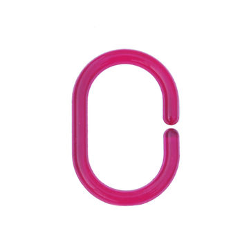 Shower Rings plastic SENSEA pink 12 pieces