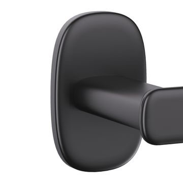 Sensea remix toilet paper holder dual fix black satin