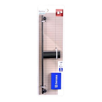 Sensea remix double paper holder chrome
