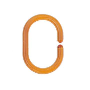 Shower Rings plastic SENSEA orange 12 pieces