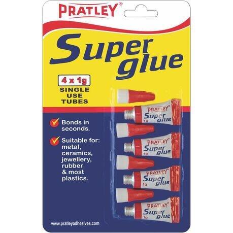 Pratley Super Glue 4x1g pack