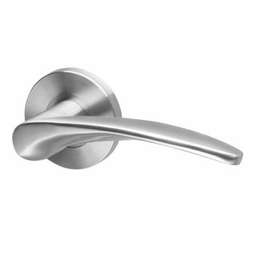 MOLO DOOR HANDLE ON ROSE SS ESC QS