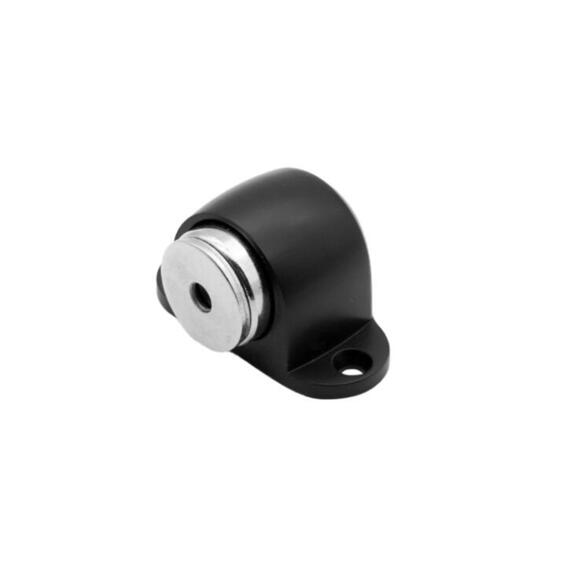 DOOR STOPPER MAGNETIC FLOOR MOUNT SS BLK