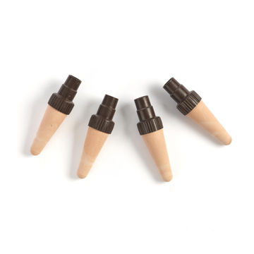 Geolia self watering drippers x4 clay cone 20cl/24h for bottle