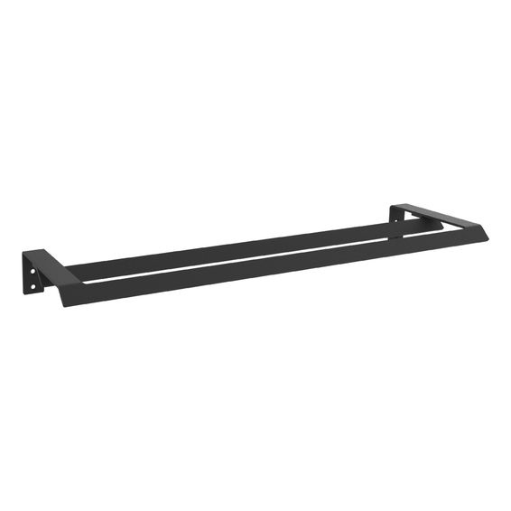 Sensea studio double towel rail forged black 50cm