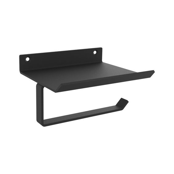Sensea studio paper holder with shelf black