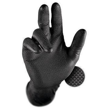 GRIPPAZ NON SLIP GLOVES BLACK MEDUIM