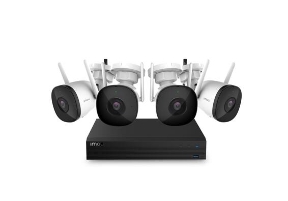 IMOU 8ch/4cam Bullet 2C 1080P Wi-Fi Security NVR KIT