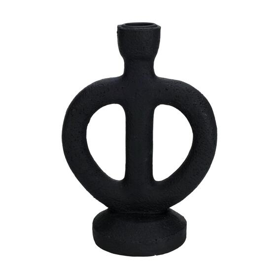 Aaron polyresin candle holder 12x18cm