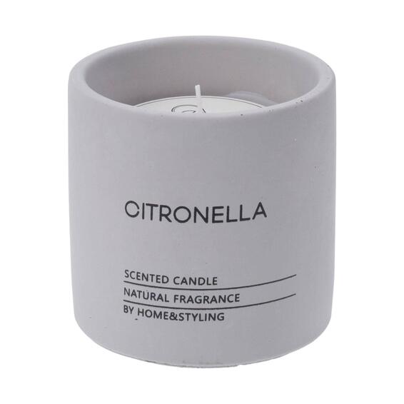 York citronella candle embosssed sand pot 12cm