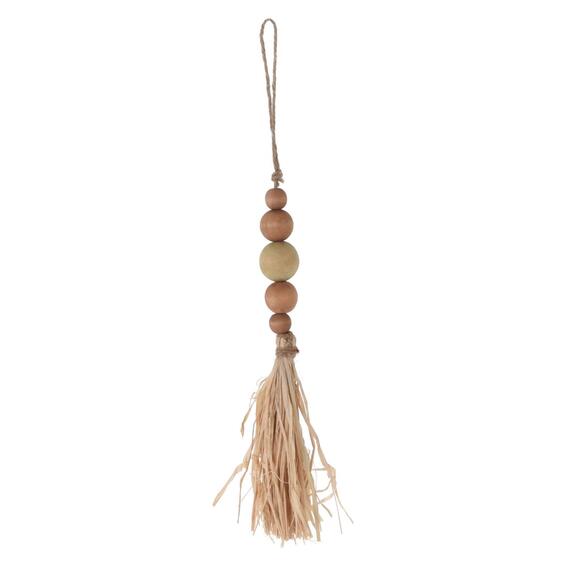Raffia tassle hanging decorative 32cm
