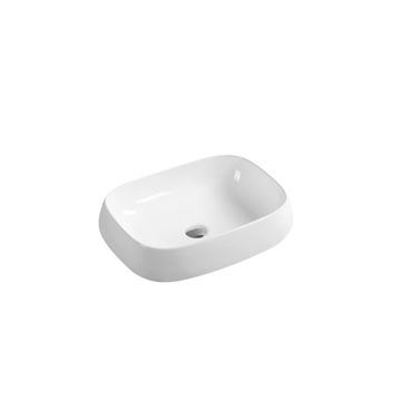 Carole Freestanding Basin Ceramic White W56cmxD42cmxH14cm