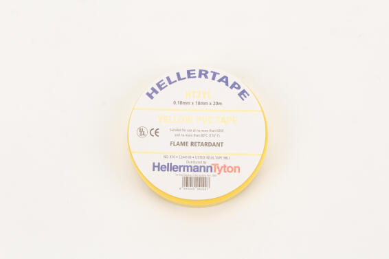 Insulation tape HELLERtape yellow 0.18x18mmx20m
