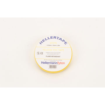 Insulation tape HELLERtape yellow 0.18x18mmx20m