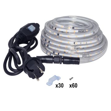 Kit 10m led ip65 ribbon 4000k 1000lm/m 2