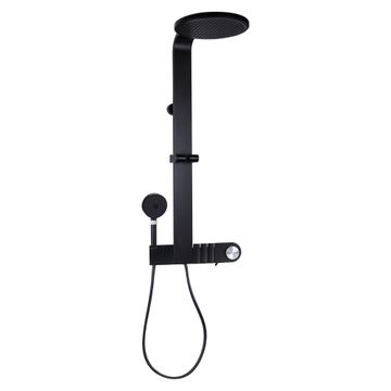 Sensea Neo Full System Shower Column With Mixer Black 